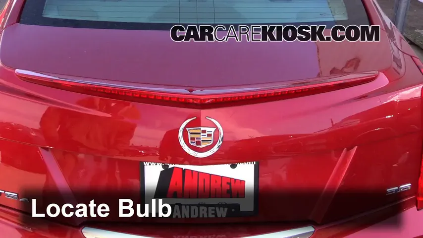 2013 Cadillac ATS Performance 3.6L V6 FlexFuel Lights Center Brake Light (replace bulb)